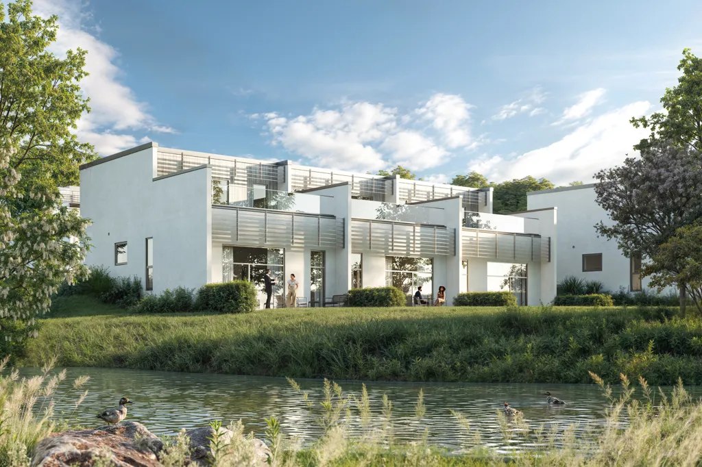 Apartment with Two Large Rooftop Terraces in Roskilde
