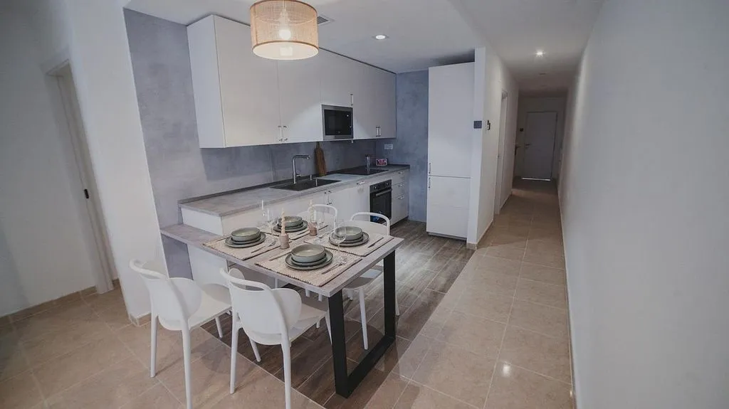 Cuisine - Apartment with Pool and Terrace in Almoradí
