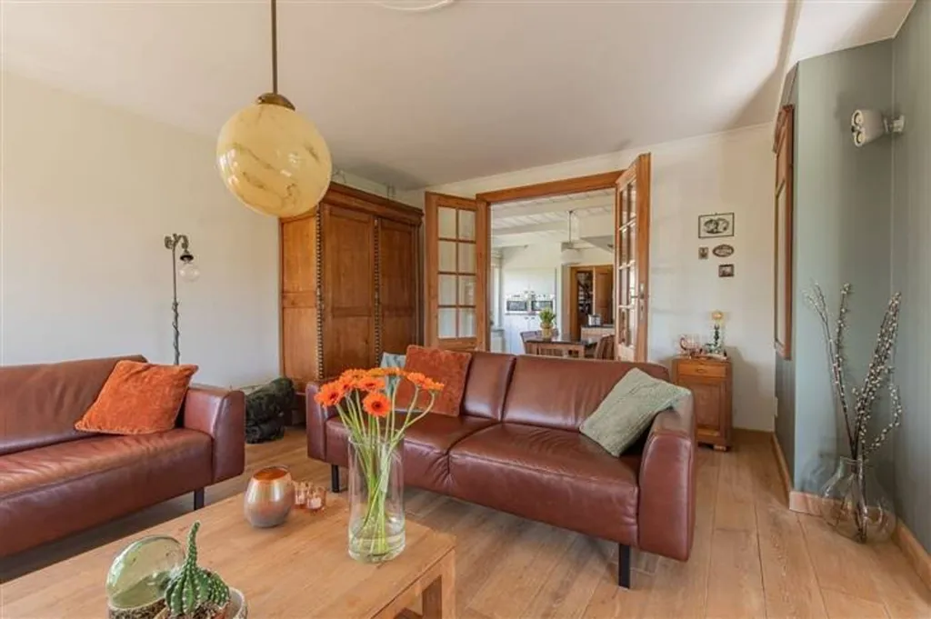 Séjour - Villa avec Jardin et Vue sur les Prairies à Breendonk