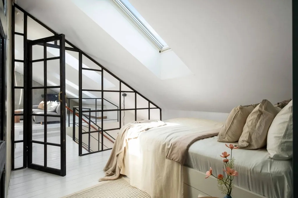 Camere da letto - Loft Apartment with South Balcony in Södermalm