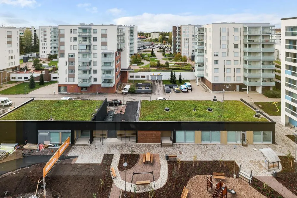 Õhuvaade - Modern Flat with Glazed Balcony in Kilo, Espoo
