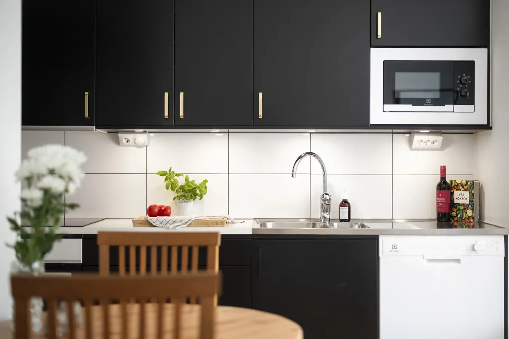 Cuisine - Efficient Flat with Balcony in Stockholm