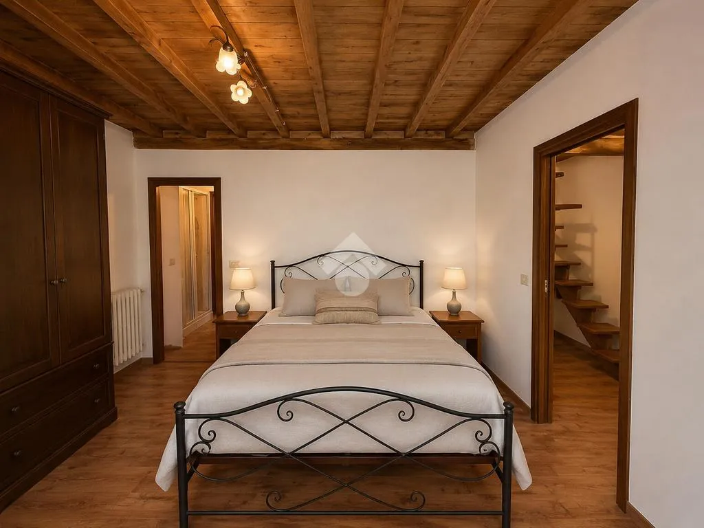 Camere da letto - Historic Apartments with Piazza View in Bagnaia