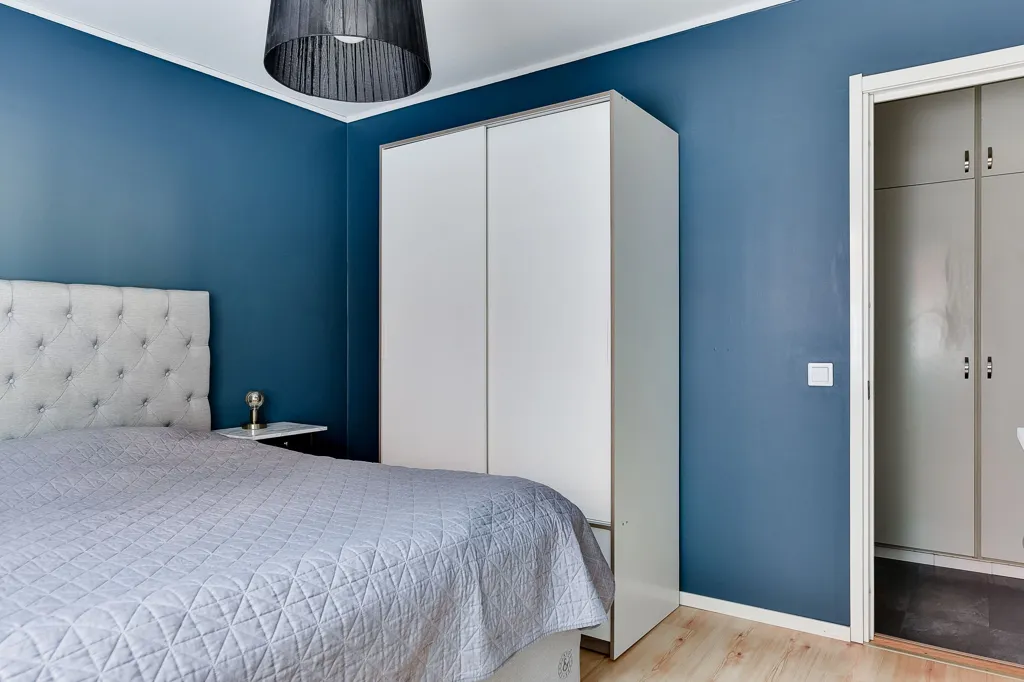 Bedrooms - Three-Bedroom Apartment with West-Facing Balcony in Umeå