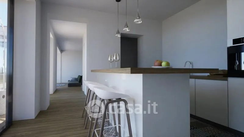 Kitchen - Villa with Lake View in Meina