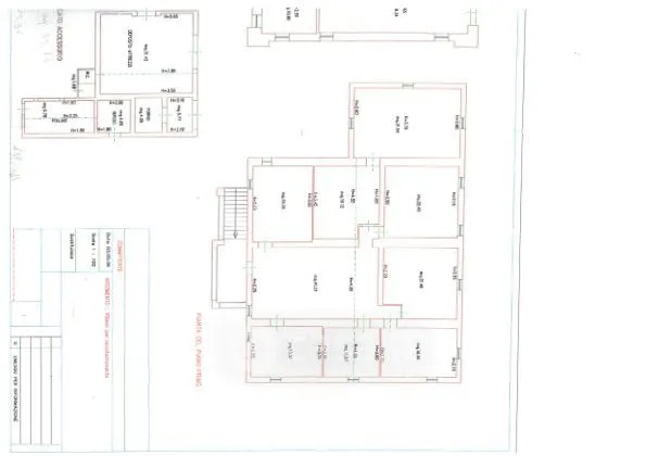 Planimetria - Rustic Casale to Demolish in Castelferretti
