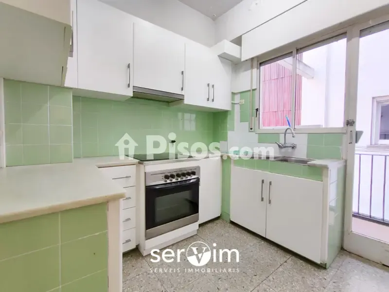 Köök - Apartment with Balcony in Girona Centre