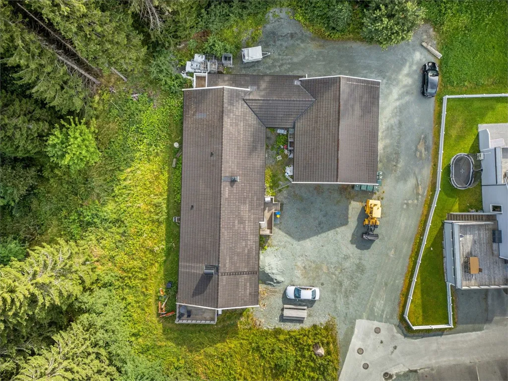 Vue aérienne - Detached House with 4 Terraces in Trondheim