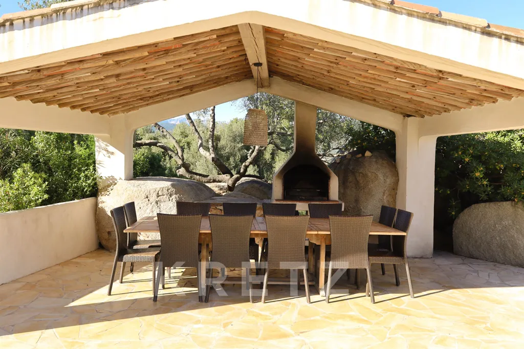 Terrasse - Villa avec Piscine et Vue Mer à Pinarello