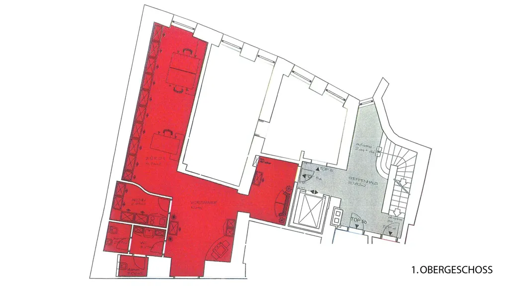 Plan - Exclusive Office in Kitzbühel City Centre