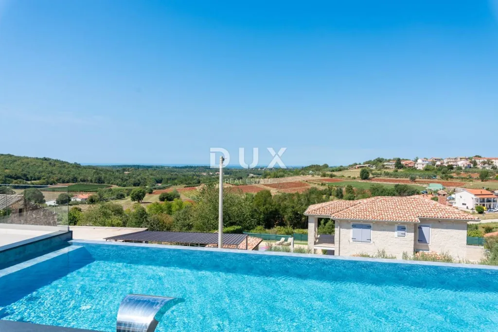 Piscine - Luxury Villa with Infinity Pool in Vižinada
