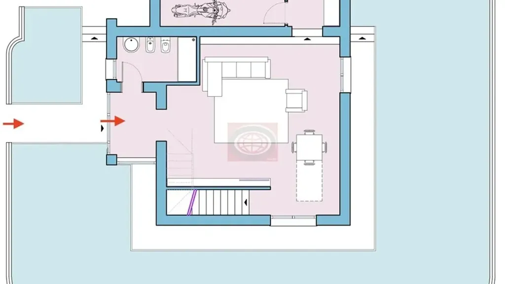 Floor Plan - Eco-Friendly Villa with Private Garden in Cesena