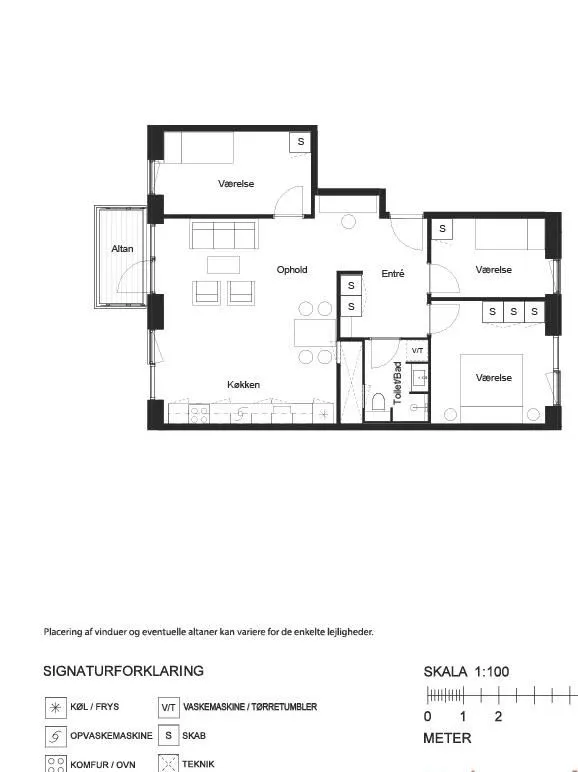 Plaan - Modern Flat with Balcony in Rødvore