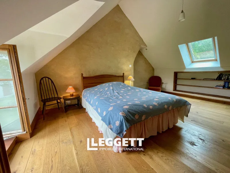 Chambres - Maison en Pierre Rénovée avec Jardin à Limerzel