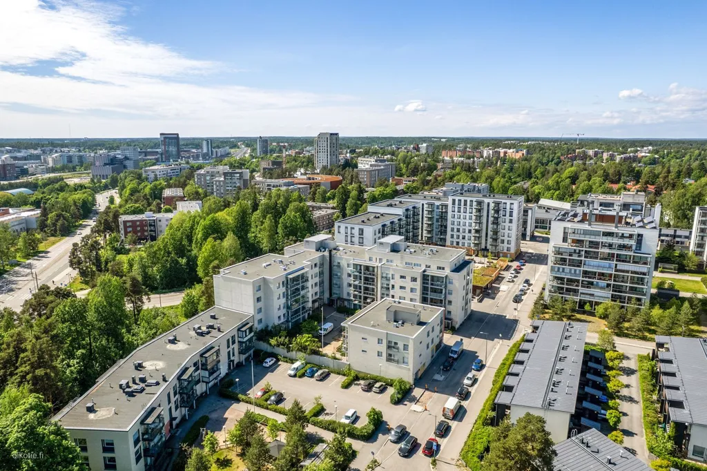 Vue aérienne - Bright Apartment with Sauna in Leppävaara, Espoo