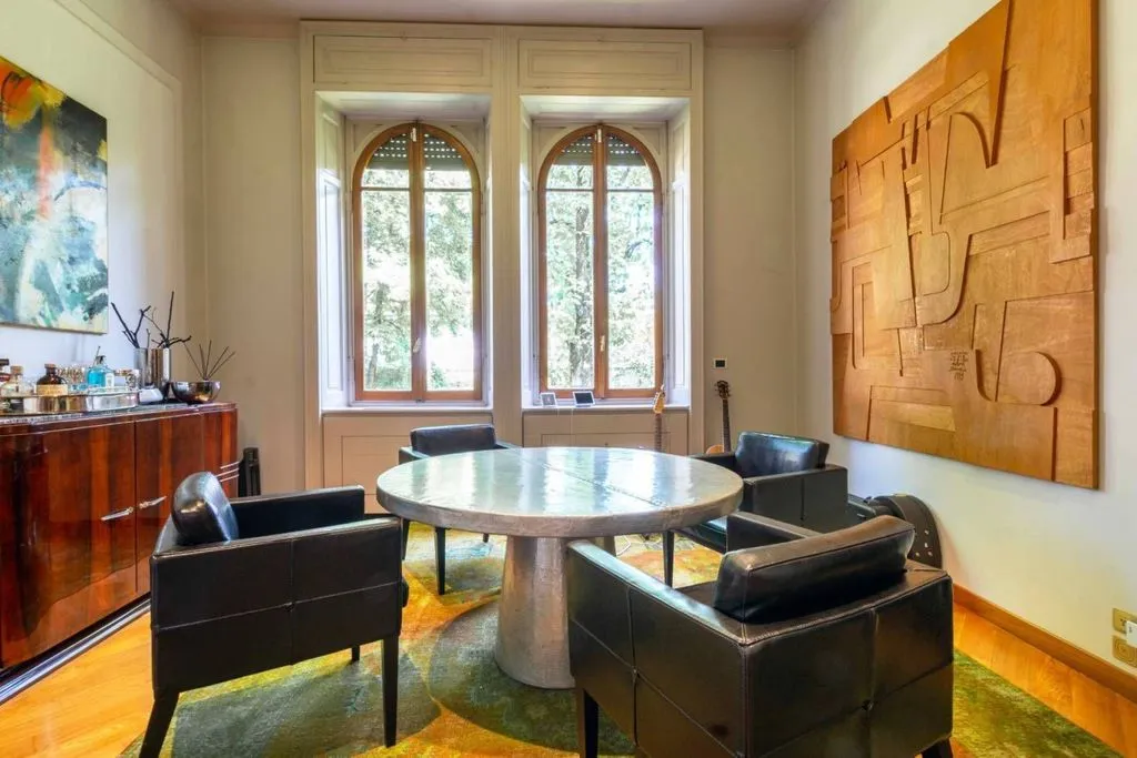 Dining Room - 1920s Villa with Garden in Vigevano Centre