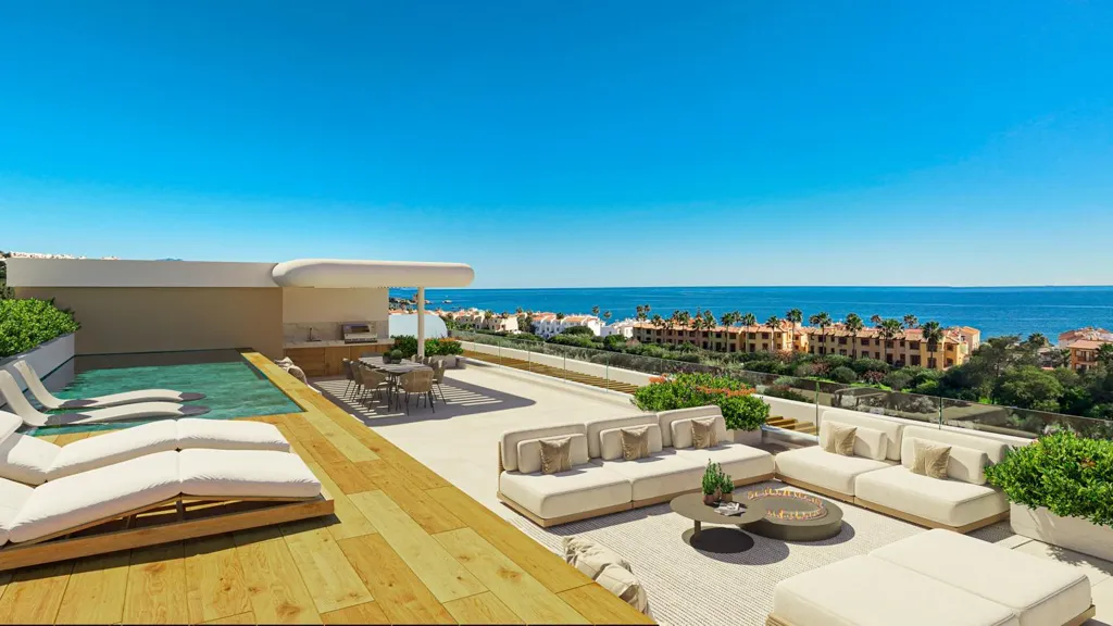 Terrasse - Penthouse with Rooftop Pool in Casares