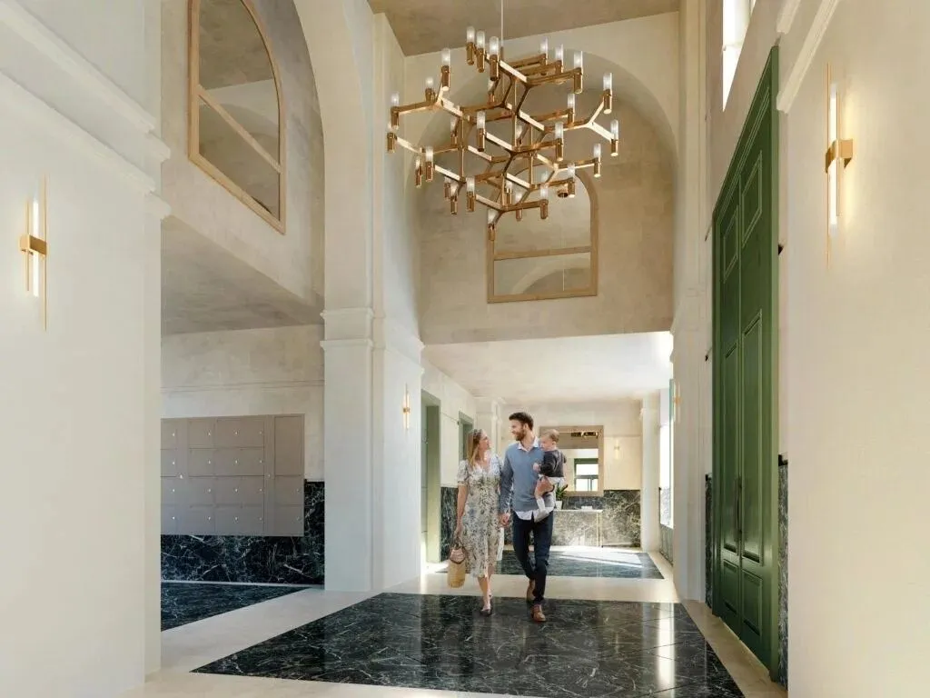 Entrée - Duplex Neuf avec Loggia à Puteaux