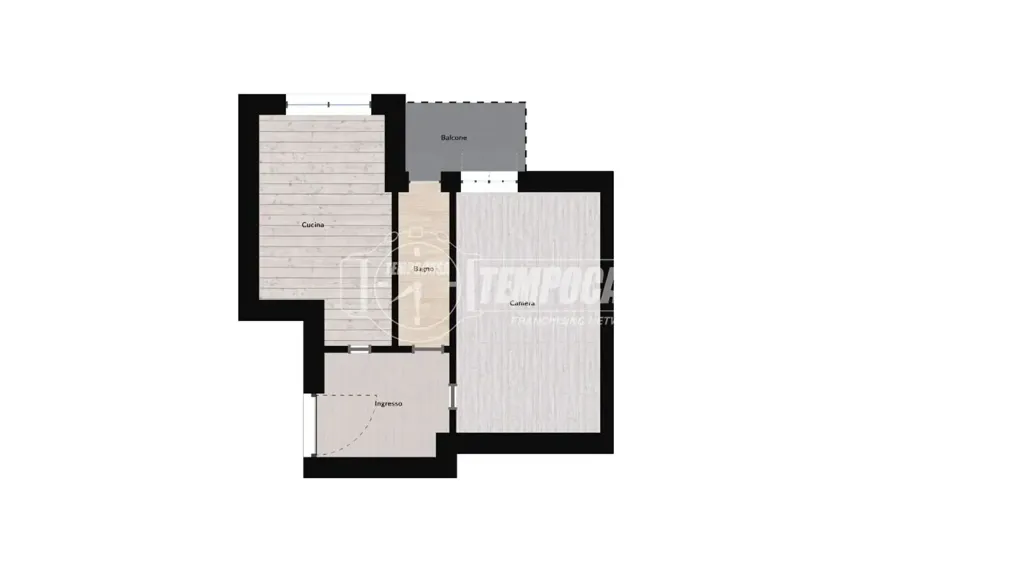 Plan - Rear-Accessed 2-Bedroom Flat in Milan