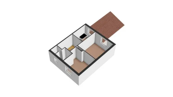 Plan - Modernised Two-Storey House with Garden in Reuver