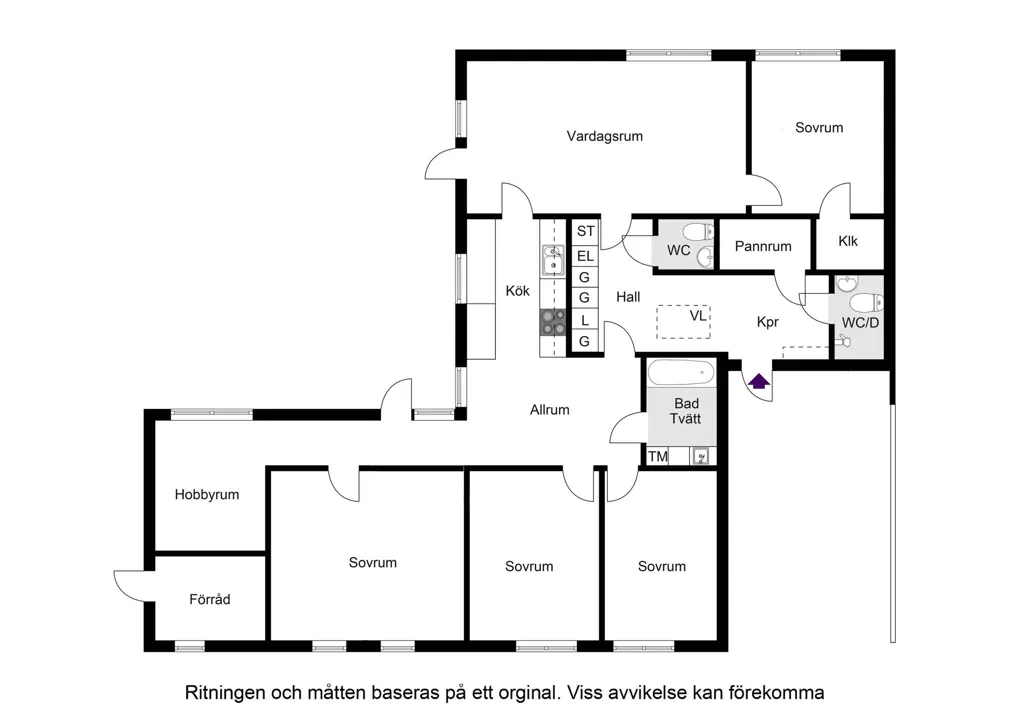 Plaan - Villa with Garden in Vallentuna