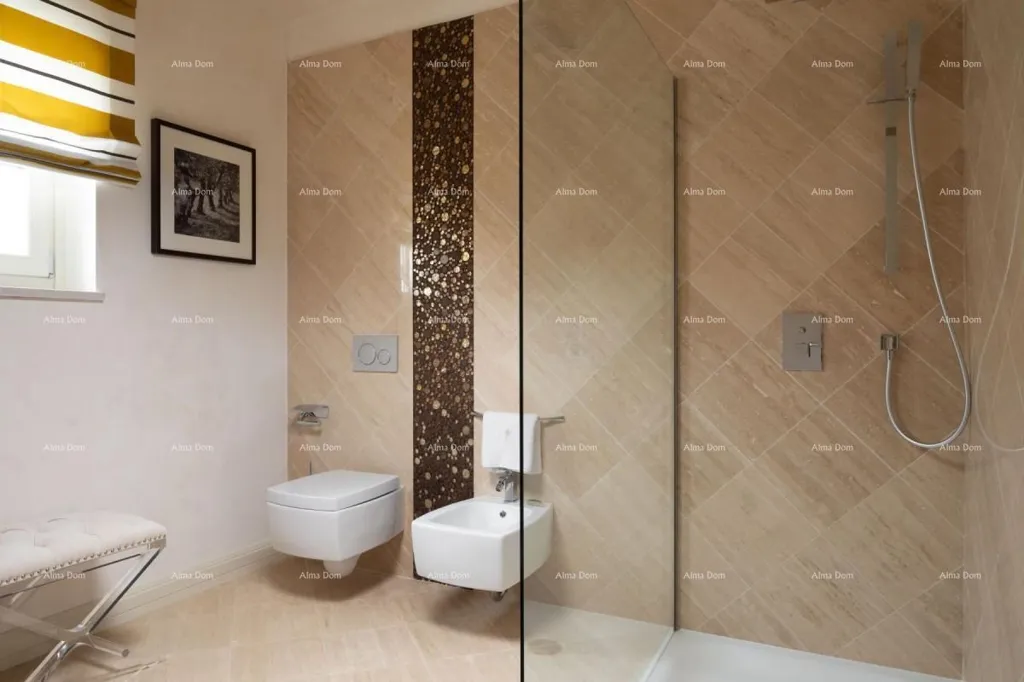 Badezimmer - House with Pool in Vabriga