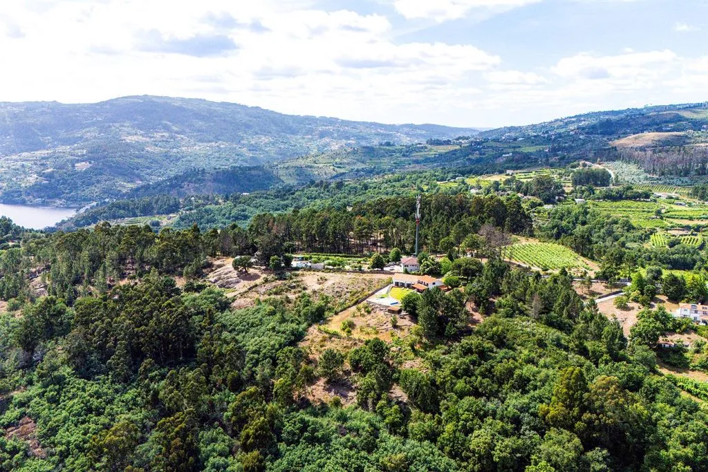 Vue aérienne - Luxury Detached House with Extensive Land in Baião