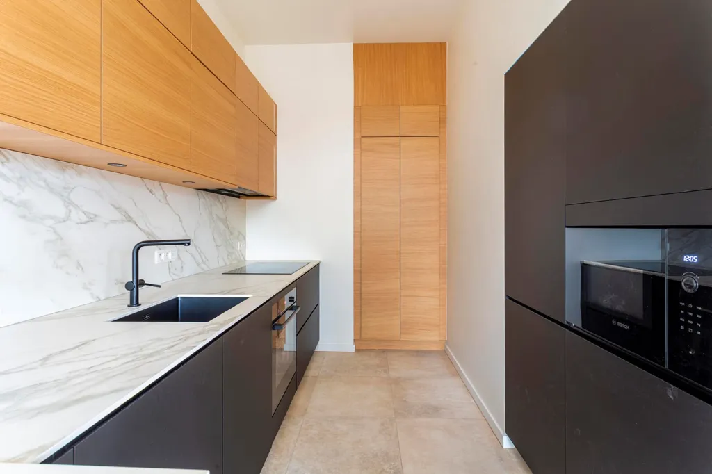 Köök - Luxury Duplex with Park View in Antwerp