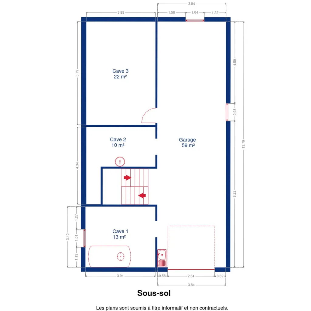Planimetria - Detached House on 54-acre Plot in Green Setting