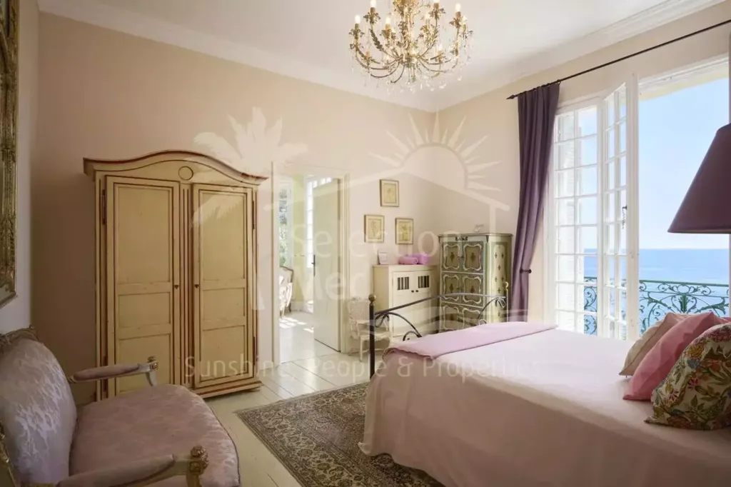 Chambres - Villa Belle Époque Vue Mer à Cap-d'Ail