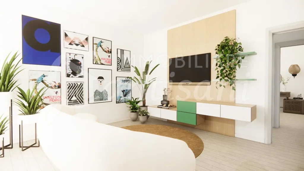 Séjour - Newly Built Apartment with Terraces in Florence