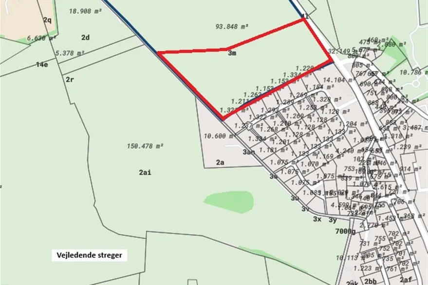 Developable Plot with 10,800 m² Buildable in Følleslev