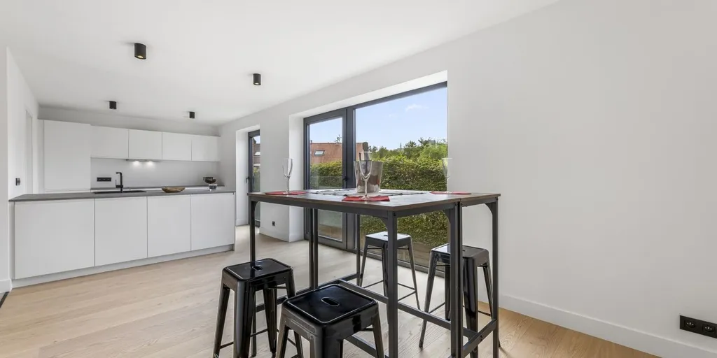 Köök - Modern Apartment with Terrace in Wijgmaal