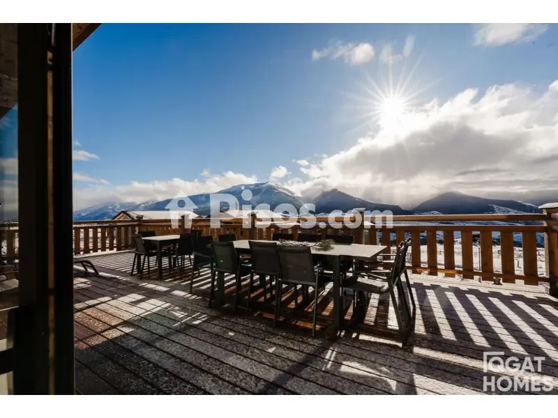 Terrasse - Newly Built Chalet with Spa in Font-Romeu-Odeillo-Via