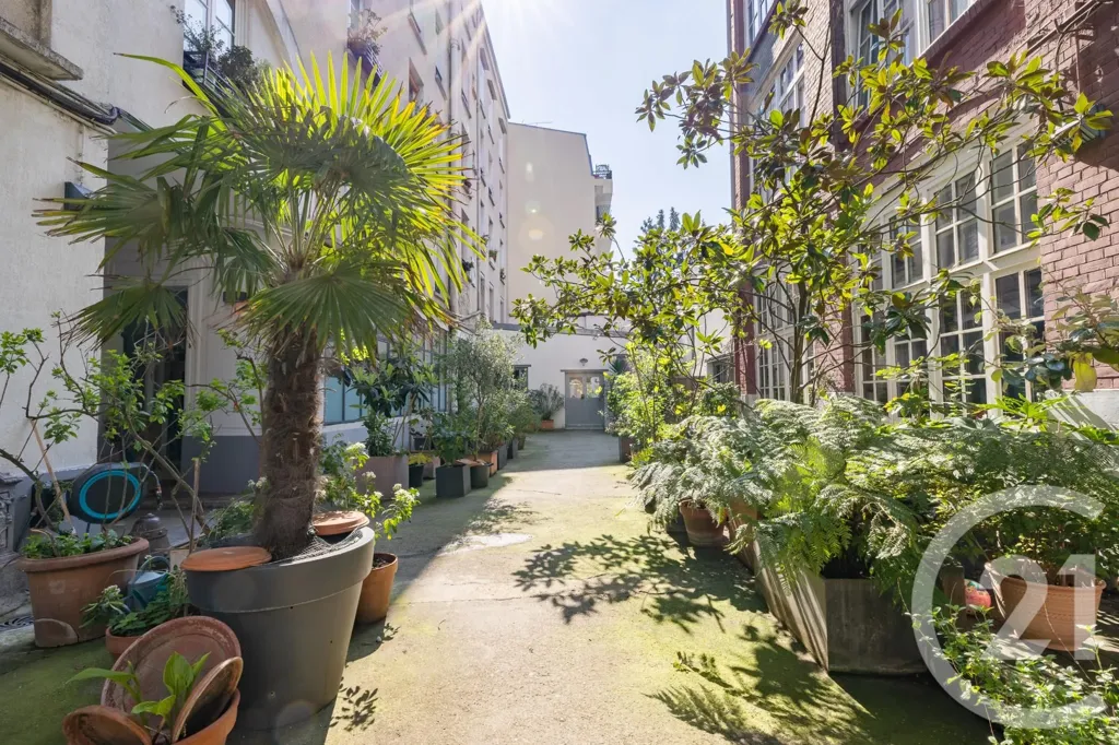 Jardin - Appartement Charmant avec Cour dans le 11ème Arrondissement de Paris