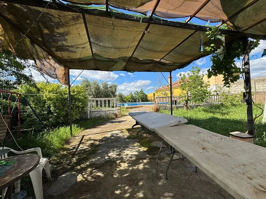 Terrasse - Rural House with Pool in Dos Hermanas