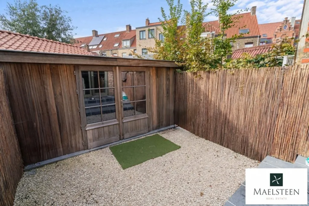 Jardin - Maison historique avec terrasse à Bruges