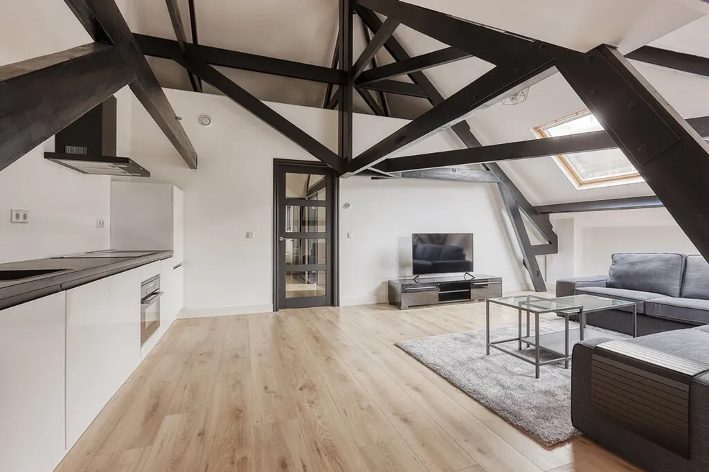 Séjour - Modernised Apartment with Private Parking in The Hague Centre