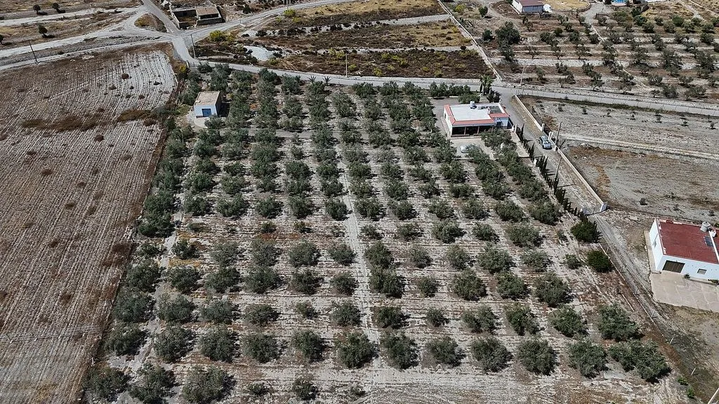 Vue aérienne - Reformed Cortijo with Large Land in Tabernas