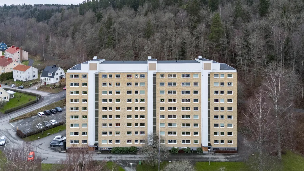 Vue aérienne - Top-Floor Apartment with South-Facing Balcony in Jönköping