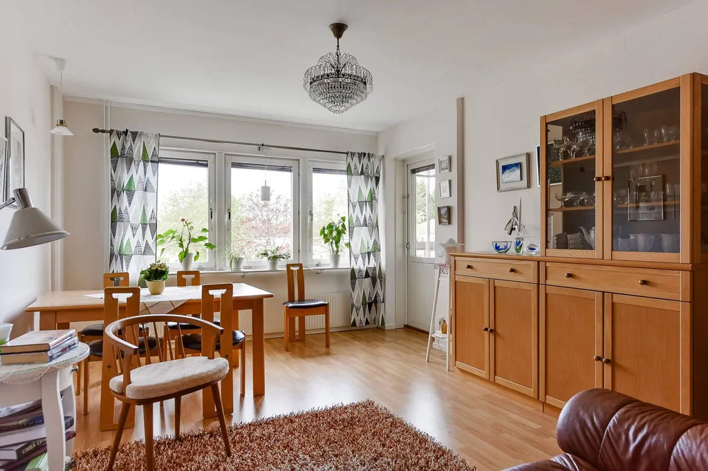 Séjour - Apartment with Balcony in Brf Ersängen
