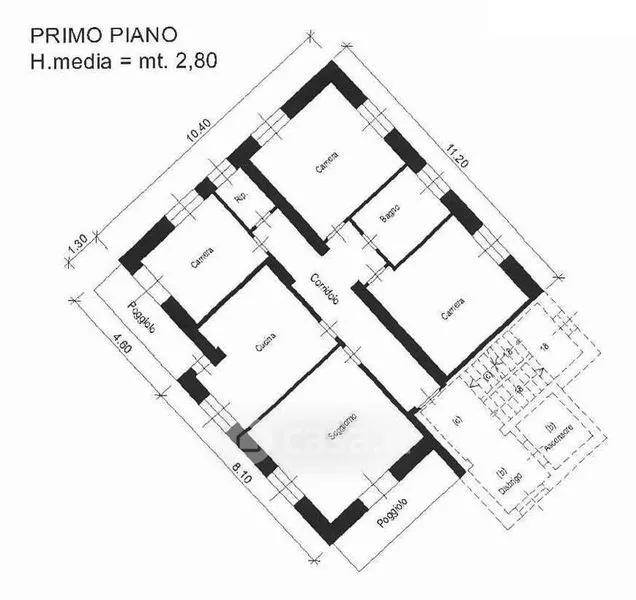 Plan - Spacious Apartment with Balcony in Malè