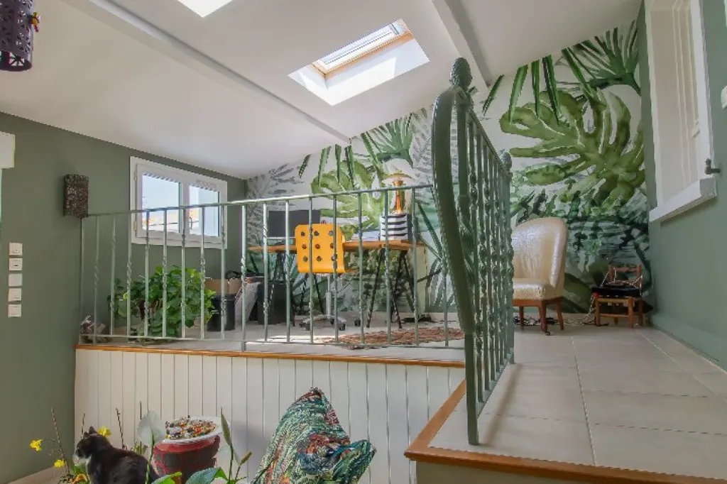 Séjour - Maison Années 30 avec Piscine à Royan