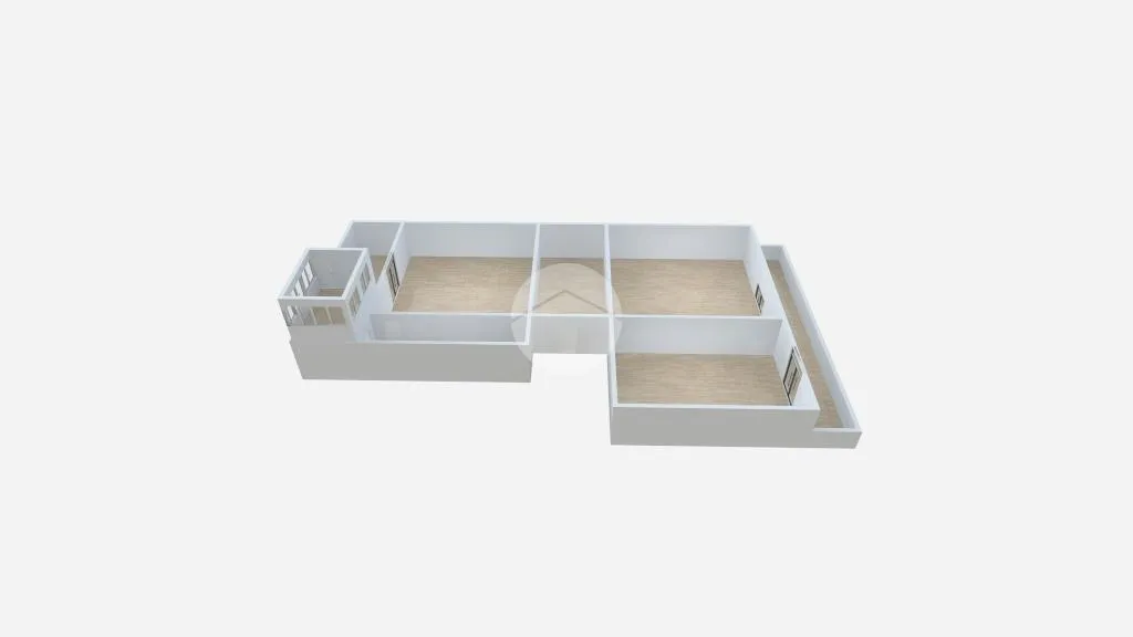 Plan - 3-Room Apartment with Balcony in Naples