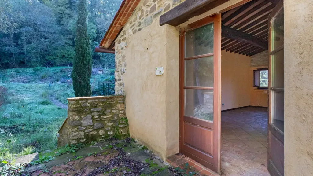 Terrace - Casale with Pool in Gaiole in Chianti