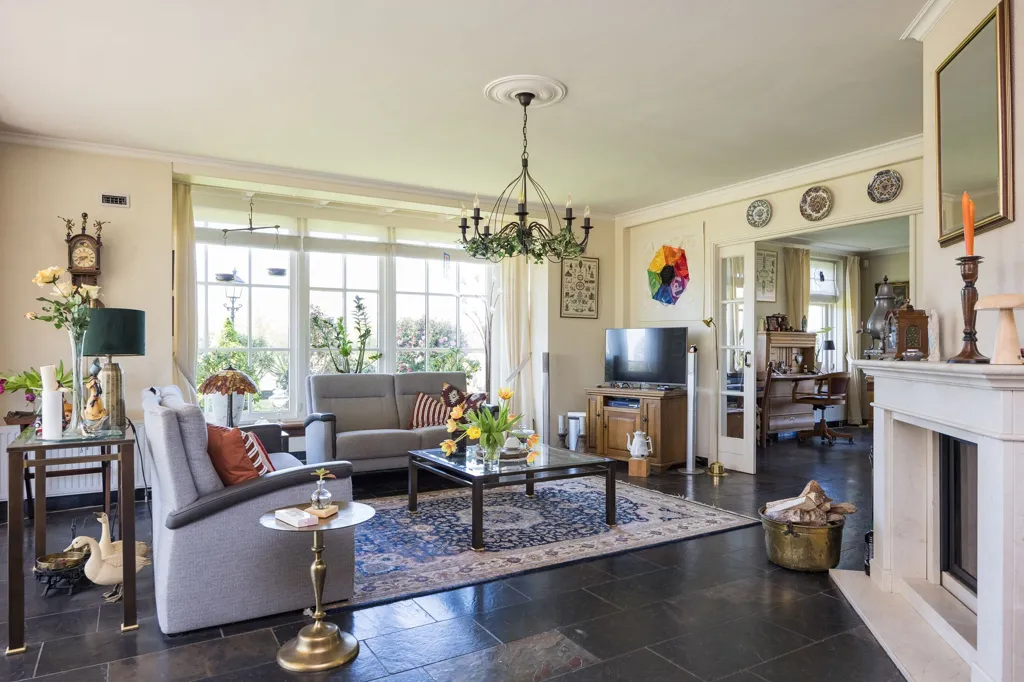 Séjour - Classical Villa with Private Garden in Schalkhaar