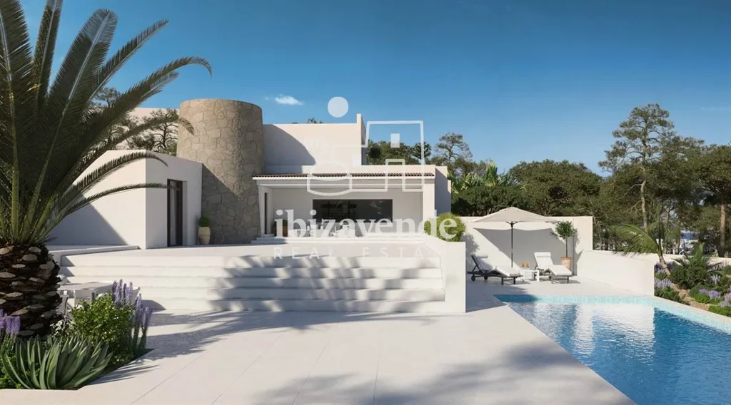 Pool - Chalet with Private Pool in Cala Moli