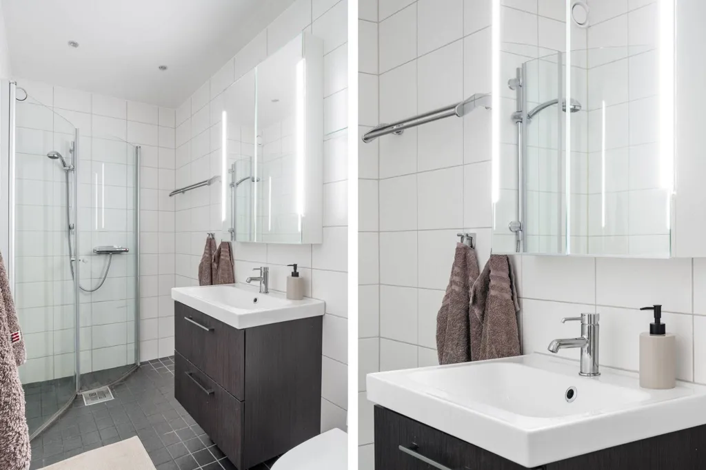 Salles de bain - Bright Studio Flat with Balcony near University