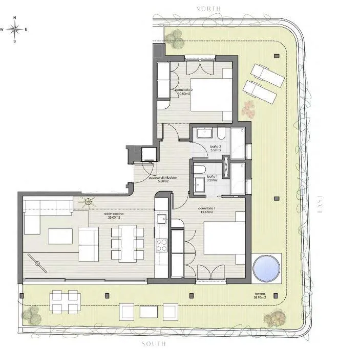 1-Bedroom Apartment with Pool in Estepona Centre