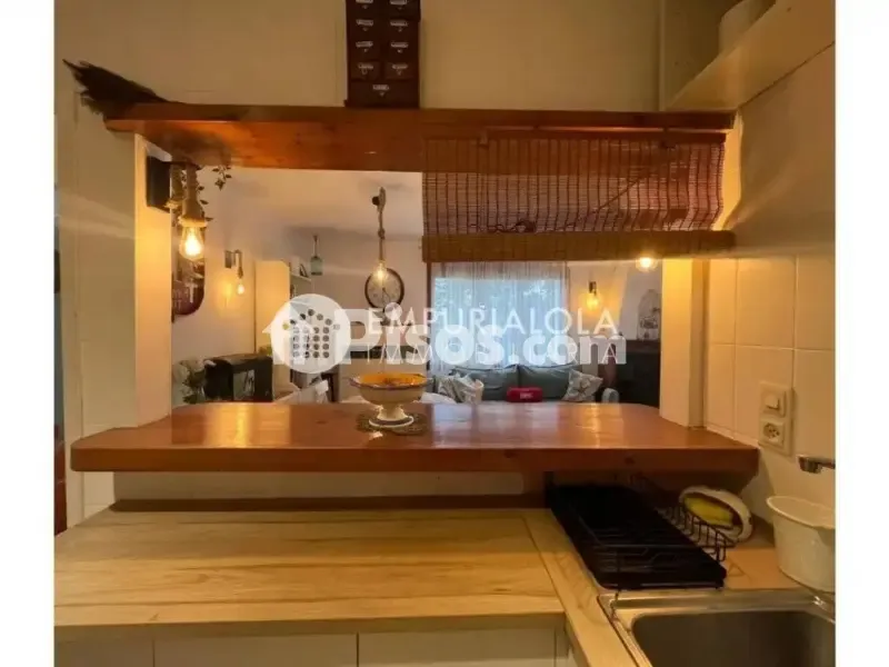 Köök - Reformed Apartment with Terrace in Empuriabrava